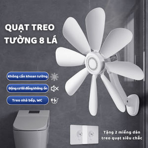 Quạt treo tường gia đình có thể điều chỉnh góc độ độ ồn thấp lắp đặt dễ dàng