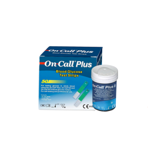 Hộp 50 Que Thử Đường Huyết On Call Plus (Có Phân Loại Kèm 50 Kim Chích Máu)