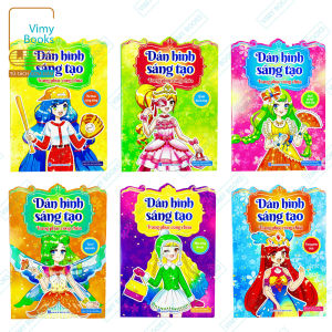 Sách - Dán Hình Sáng Tạo - Trang Phục Công Chúa (Bộ 6 Cuốn)