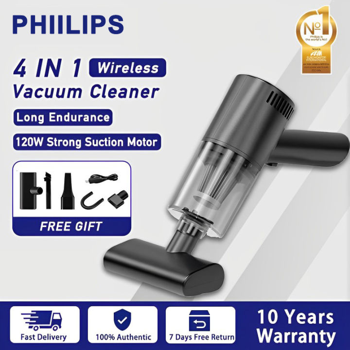 4 In 1 Vacuum Cleaner for Home Wireless Rechargeable Mini Portable Car