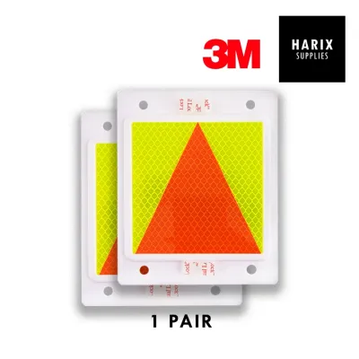 P Plate for Probation Drivers Car Class 3 Luminous Reflective Surface Adhesive Sticker 3M Diamond Grade Fluorescent
