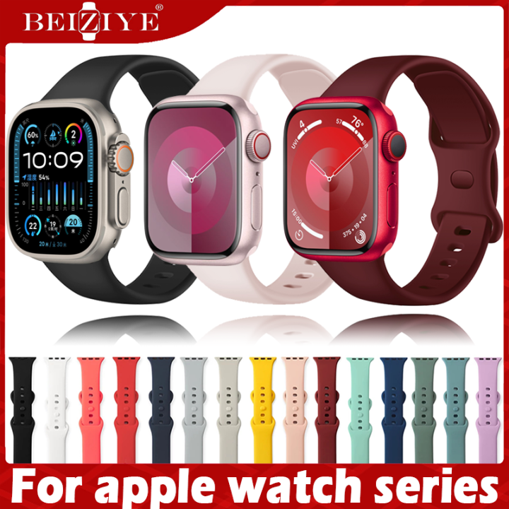 Dây đeo silicon cho dây đeo đồng hồ apple watch series 10