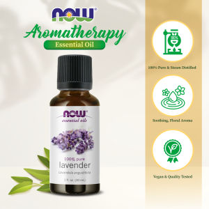 NOW Essential Oils Lavender Oil  100% Pure & Natural Aromatpy 30ml