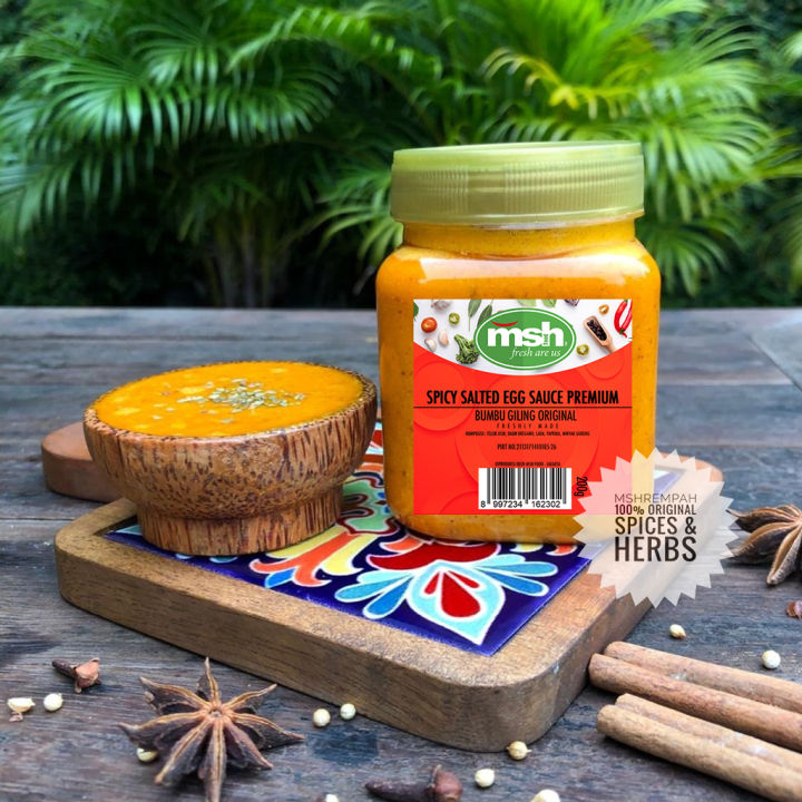Spicy Salted Egg Sauce Premium 200 g