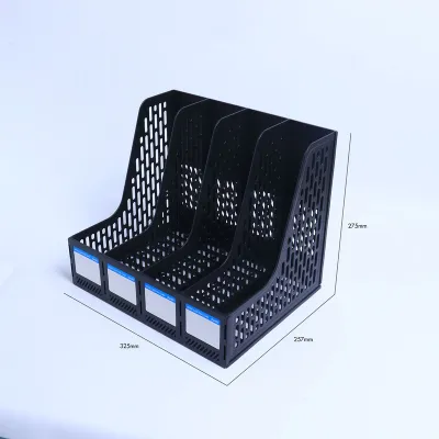 Bantex Magazine Holder / Rak Box File / File Tray / Tempat Dokumen Bahan PP | 4 Section BJ7644