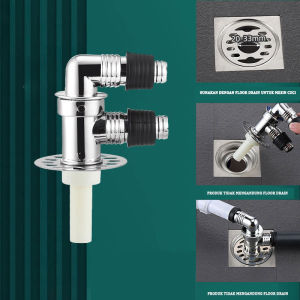 Sewer Drainage Floor Drain Joint Washing Machine Floor Anti-overflow Device Toilet Tee Floor Drain Cover