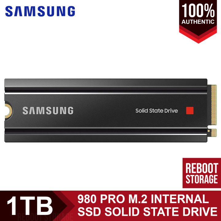 Samsung 980 PRO w/ Heatsink PCIe NVMe SSD 1TB Solid State