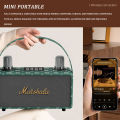 【6 Months Warranty】Original Marshal Speaker KTV Karaoke Speaker with Mic Portable Bluetooth Speaker PC Wireless Speaker Bass  Noise Cancelling USB/Radio/TF High Quality Sound Speaker ACTON II Speaker Marshala. 