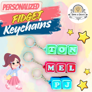 Personalized Mechanical Keyboard Fidget Keychain