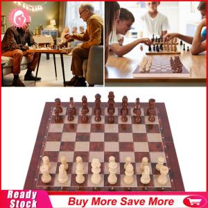 หมากฮอสไม้3 In 1ชุดแบ็คแกมมอนหมากรุกสำหรับเด็กปลอดภัยและมีหลายเกมกระดาน