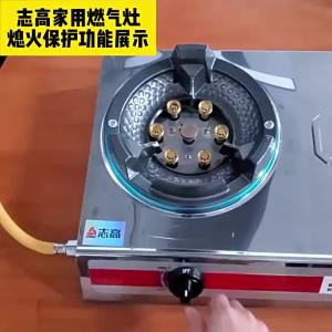 Gas Stove Gas Furnace Double Burner Single Head Home Use and Commercial Use Raging Fire Stove Energy-Saving Explosive Fire Gas Stove Desktop