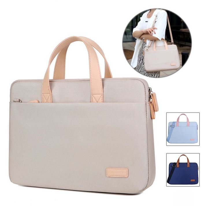 Waterproof laptop bag 13 14 15.6 shoulder strap women's crossbody bag