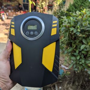 Bơm lốp ô tô xe máy điện tử 12V thông minh tự ngắt khi đủ áp suất máy nén cao cấp siêu khỏe