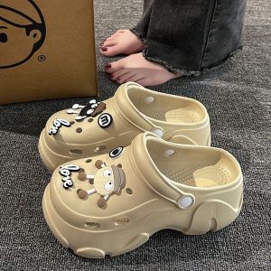 [Free Shipping] WomenS Thick-Soled Clogs With Increased Height 2026 New Summer Outdoor Style EVA Material Non-Slip Odor-Resistant With Arch Support For Comfortable Wear