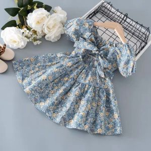 Kids Girls Dresses 2023 Korean Kids Baby Chic Skirts Little Girls Dress Summer Princess Dresses