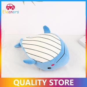 [Eleanor] Đồ chơi nhồi bông hình cá voi hoạt hình 35cm Gối Đệm Búp Bê Cá heo nhồi bông mềm mại quà tặng trang trí nhà cửa cho trẻ em