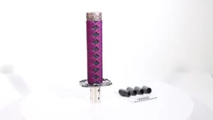 Samurai Car Gear Knob Manual Automatic Universal Auto Metal Push Down Shift Shifter Lever Replacement Automobile Interior Accessories