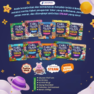 (Isi 10 Buku) Buku Anak Cerita Fabel Islami Pengantar Tidur Dongeng Hewan Untuk Anak Usia 3+ - Ziyadbooks