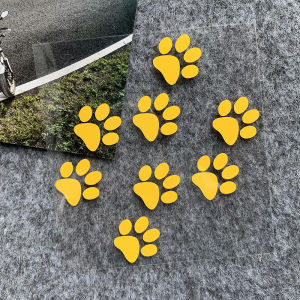 Funny Cat Paw Print Dog Paw Print Footprint Sticker Motorcycle Car Luggage Side Tail Top Aluminum Case Box Waterproof Vinyl Stickers