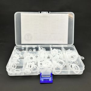 VMQ Silicone Combination Kit White O-ring 225 CS 1.9/2.4mm OD 6-20mm Hydraulic Silicone Sealing Ring for Hydraulic