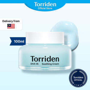 Torriden DIVE-IN Low Molecular Hyaluronic Acid Soothing Cream 100ml – Lightweight Gel-Cream with 5D HA Complex Soothes Sensitive Skin Deep Hydration Non-Sticky All Skin Types