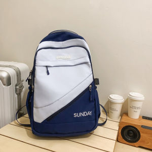 กระเป๋า กระเป๋าเป้ กระเป๋าเป้นักเรียน กระเป๋านักเรียน ขนาด 46 x 19 x 31 cm จุของได้เยอะ เป้สะพายหลัง เป้เดินทาง ผ้าไนล่อน กระเป๋าแฟชั่น เป้นักเรียน