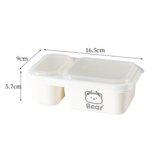 5Pcs Clear Food Storage Boxes With Lid Stackable And Leakproof Containers For Fridge Organization
