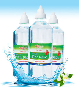 Nước muối sinh lý Vĩnh Phúc 1000ml Natri clorid 09%