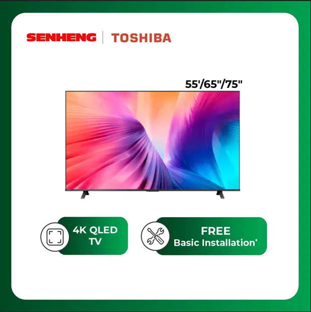 Toshiba 55"/65'/75″ Z570SP NATIVE QLED Gaming VIDAA TV