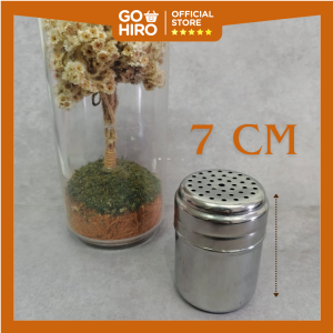 Tempat Bumbu Dapur Bahan Stainless Putar / Tempat Merica Lada Garam / Tempat Tusuk Gigi / Serbaguna