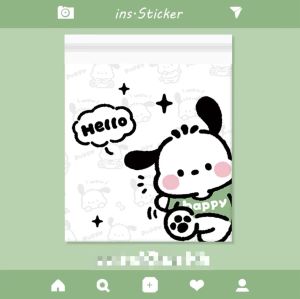 Beg sampah🗑️Cartoon Rubbish Garbage Bag 5pc Car Disposable bag 粘贴式垃圾袋车载学生课桌宿舍卡通图案清洁袋