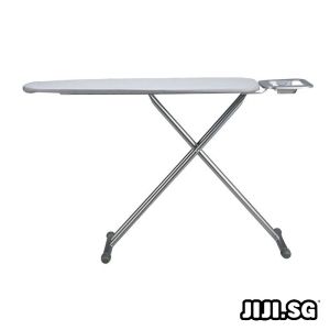 (JIJI.SG) HOMZ Standing Ironing Board with Iron Rest -  (Height Adjustable) / jt
