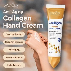 PEPO - SADOER Collagen Anti-Aging Hand Cream Moisturizing Anti-Chapped Hand Cream 30g