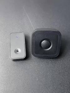 CACAZI Self-poweredWireless Doorbell No Need Battery Waterproof Button Outdoor Kinetic Door Chime EU Plug 1 Button 1 Receiver