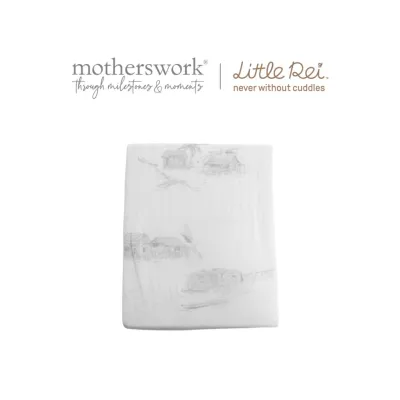 Chăn Vải Sợi Tre 2 Lớp 120x120cm Mềm Mại Thoáng Khí Cho Bé | Little Rei