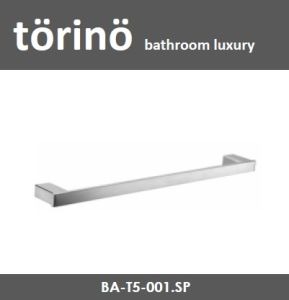 torino Bathroom Accessories Stainless Steel 304 600mm Single Towel Bar T5 Series Rak Tuala 浴室毛巾架