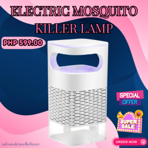TOP SELLER USB ELECTRIC MOSQUITO KILLER LAMP | UV Light Trap For Home Bedroom & Office | Quiet Non Toxic Fly Zapper For Infants Mothers & Pets | Indoor Bug Control Effective Pest Eliminator & Insect Catcher