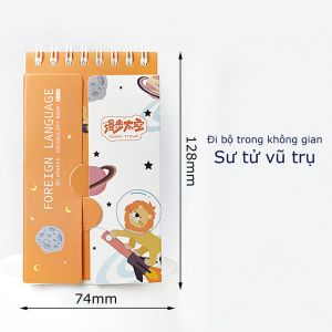 Sổ từ vựng Word Study học từ mới hiệu quả Sổ 80 trang kích thước khổ (128 x 74) mm CINDY