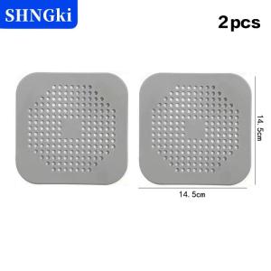 SHNGki Cống thấm Silicone vuông cho cống nhà bếp phòng tắm và vòi hoa sen để ngăn bồn rửa làm tắc cống