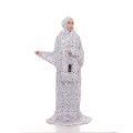 Mukena Syari Hadramaut Terusan Hitam Manis 2 | NurHD Mukena. 