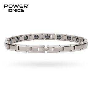 【FDA Medical Device Registration】Power Ionics 100% Titanium Therapy Slim Style Fashion Womens 6mm Bracelet Balance Body Lover Famliy Healthy Gift Free Engrave