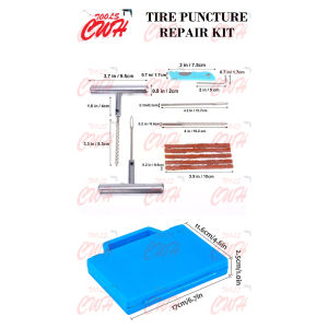 TIRE TYRE PUNCTURE TUBELESS EMERGENCY REPAIR KIT PLUG SET CAR AUTOMOBILE VEHICLE TUKAR TAYAR PANCIT KERETA CWH TOOLS SDN BHD CWH GROUP CWH TOOLS TRADING