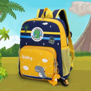 Elementary School Backpack Dinosaur Backpack Children Backpack Stationery Storage Protective Bag Fashion Fashion Kindergarten Schoolbag Large And Small Class Load Reduction Children Backpack Little Dinosaur Backpack