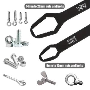 Universal Torx Wrench Self-Tightening Adjustable Wrenchs Double-Head Screw Nuts Repair Wrenches Tool