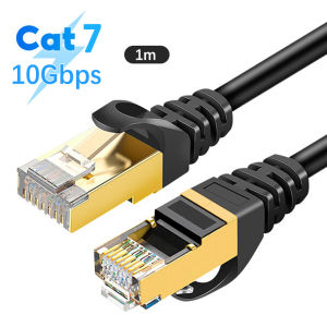 Cat7 Ethernet Cable 10Gbps Lan Cable STP Rj45 Network Cable For PC Laptop PS 5 XBox Switch Router Internet Cable