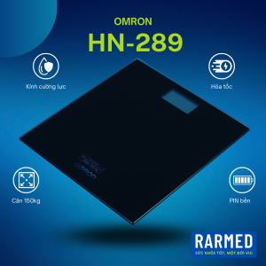Cân sức khỏe điện tử Omron HN-289 dễ sử dụng đo chính xác