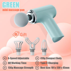 🇸🇬[Ready Stock] Mini massage gun high frequency Vibration muscle deep tissue percussion massager mens arms legs shoulder Fascial gun