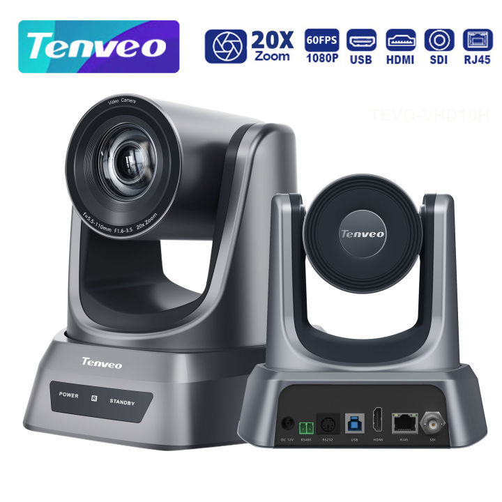 Tenveo NV20A 1080p 60fps PTZ Conference Camera 20X Zoom USB Conference