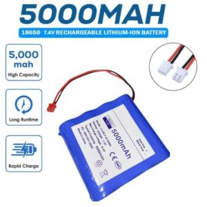 18650 7.4V Rechargeable Lithium Battery Solar Light Battery Audio with BMS Protection Board 2Pin