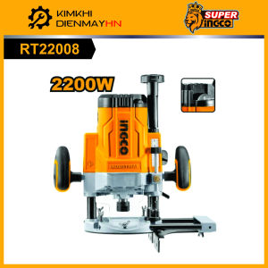 Máy phay gỗ máy soi INGCO RT22008 công suất 2200W